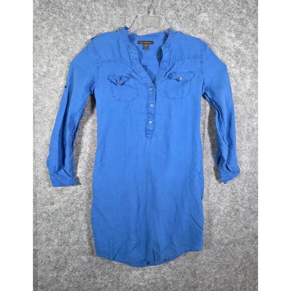 Tommy Bahama Dresses & Skirts - Tommy Bahama Women's Shirt Dress Long Sleeve Mini Length Denim Size XS Coastal
